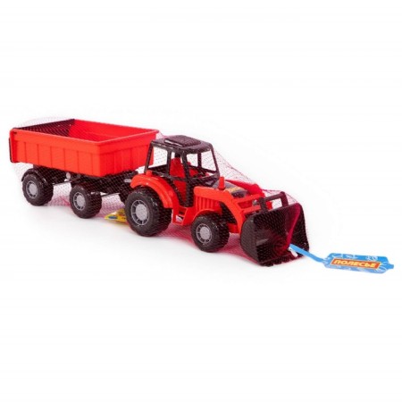 Tractor "Master" with trailer No. 1 and bucket, mix-4