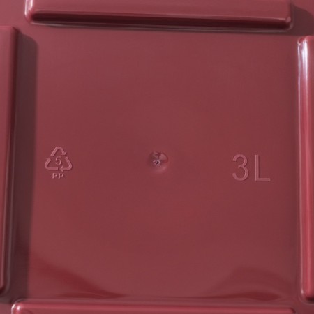 Kashpo with the insert "Style", 3 l, the color is dark cherry-5