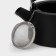 Cast iron kettle with enameled coating inside Magma "Saigon", 1.1 l, with sieve
