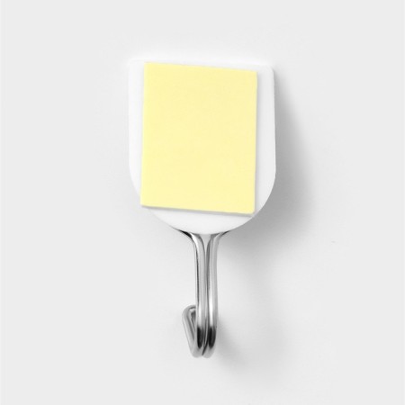 Hooks of self -adhesive fraction of "classics", 6 pcs, white color-4
