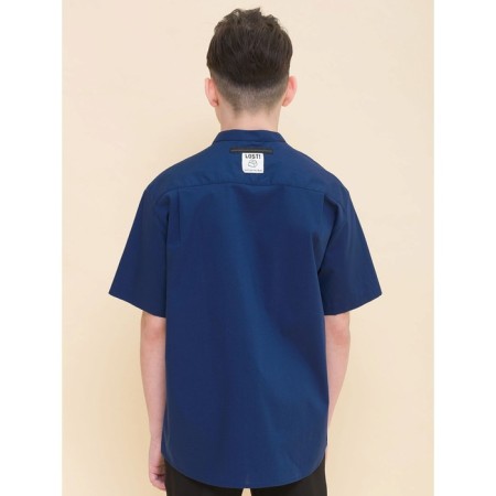 Hotgog shirt for boys, height 122 cm, dark blue color-2