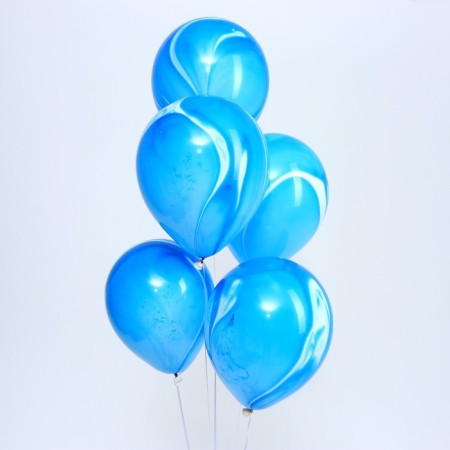 Shar Latex 12 "" Agate Blue ", set of 25 pcs.-1