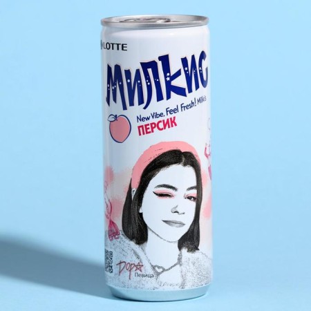 Blood -free drink milkis peach, 250 ml-2