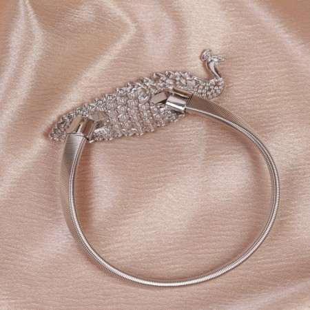 Poster for curtains "Pavlin", 9 × 2.8 cm, 32 cm, silver color-2
