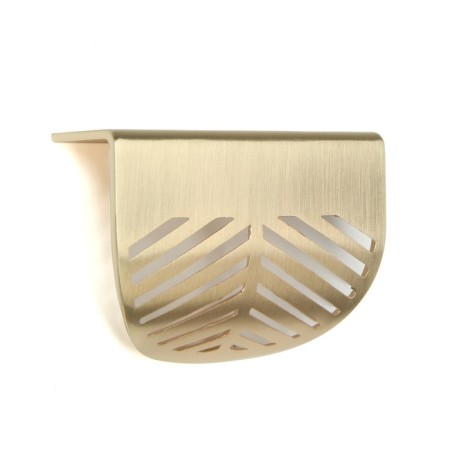 Handle cappio, m/o 32 mm, with a pattern, matte gold color-9