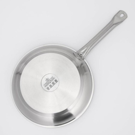 Stainless steel pan, d = 28 cm, h = 4 cm, triple bottom, anti -stick coating, induction-3