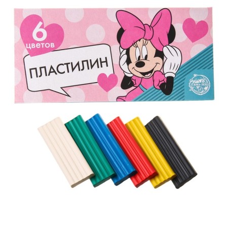 Plasticine 6 colors 90 g "Minnie", Minnie Mouse-5