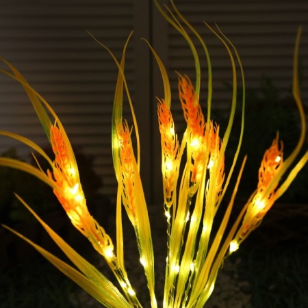Garden lamp on the solar battery "Wheat", 75 cm, 42 LED, glow warm white-2