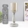 Summary metal per 1 candle d = 10 cm "Woland" gray 11x11x36 cm