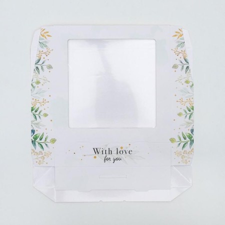 Confectionery packaging, boxing box "Nature", 20 x 20 x 4 cm-2