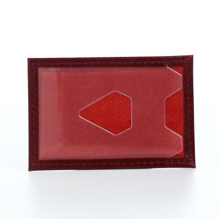Cardholder, Textura, Burgundy Color-3
