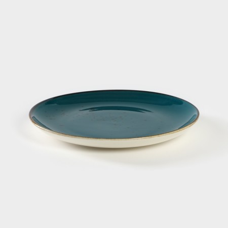 Ceramic “turquoise” plate, d = 21 cm-1