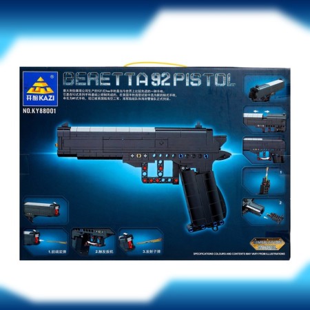 Designer weapon techno Beretta 92 pistol, 353 details-5