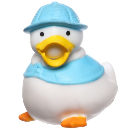 Rubber toy for the bath "Duckling with a bubble", 6 cm., Color mix, crush me-3