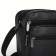 Male bag, 18*9.5*15.5 cm, lightning department, 3 n/pocket, reg. Rev., black