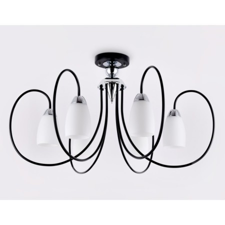 Ceiling chandelier Ambrella Light, Traditional, TR3121, 6HE27, Black Color, Chrome-2