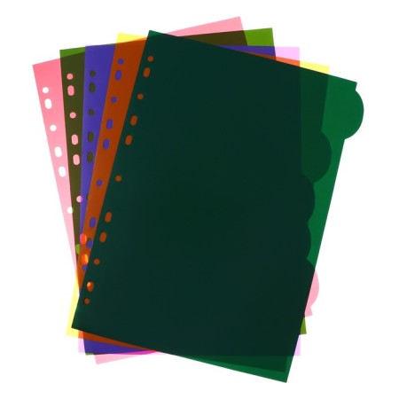 The divider of the A4 sheets (300 x 225 mm) color, 5 sheets, "Devente. Marandi" polypropylene 140 μm, individual packaging-1