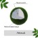 Moss artificial "stones" set 6 pcs, large, shaggy,