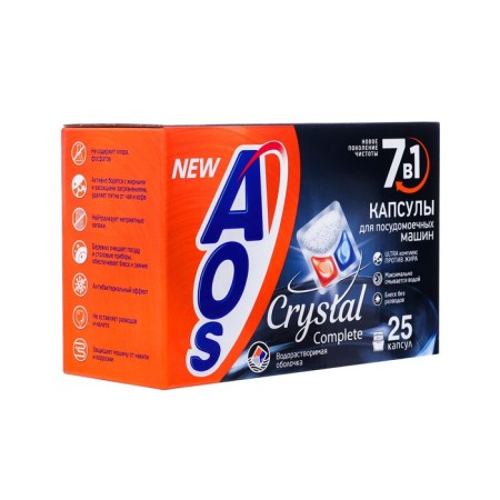 AOS Crystal dishwashers Capsules, 25 pcs-1