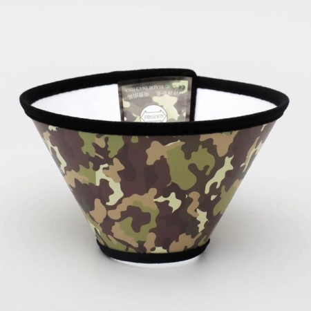 Veterinary collar No. 5, necklift 24-28 cm, height 12.6 cm, khaki-4