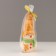Decorative candle "Fairytale Snowman", 6.2x5x13.2 cm, metallic
