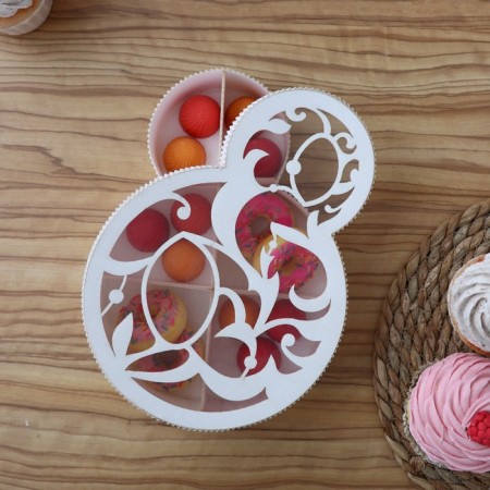Gift box, confectionery packaging "March 8" White, 22 x 16 x 5 cm-5