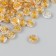 Beads for creativity plastic "Hearts and stars" gold set 20 grams 0.4x0.7x0.7 cm