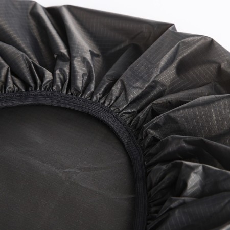 Backpack cover 45 liters, with a reflective strip, color gray color-4