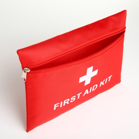 Cosmetic bag simple first aid kit, 20*0.5*14, lightning department, red-2
