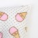 Ice cream pillow 20x25 cm, pink, flannel 170 g/m, cotton 100%