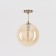 Suspended lamp Citilux "Tommy" CL102633, 25x25x38 cm, 1x40W, E14, brown color