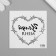 Tattoo on the body Black "heart prickly wire. Kiss me" 6x6 cm