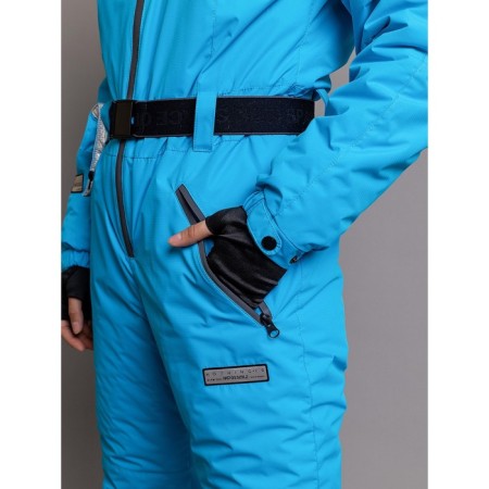 Overalls for a girl, height 158 ​​cm, color blue lagoon-9