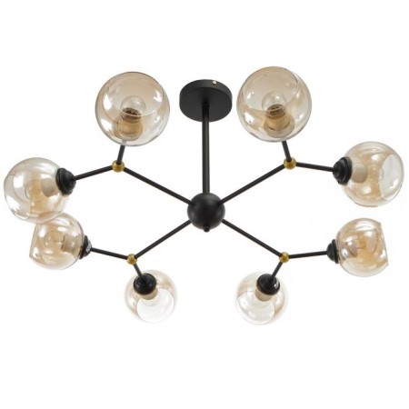Chandelier 74101/8 8x60W E27, black/gold, 85x85x45 cm-2