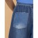 Women's shorts, size l, dark blue color