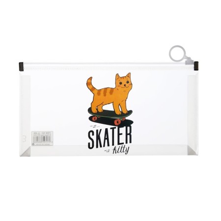 Lightning folder A6, 180 MKR format, with a drawing "Beasts on a skateboard and snowboarding", mix-3