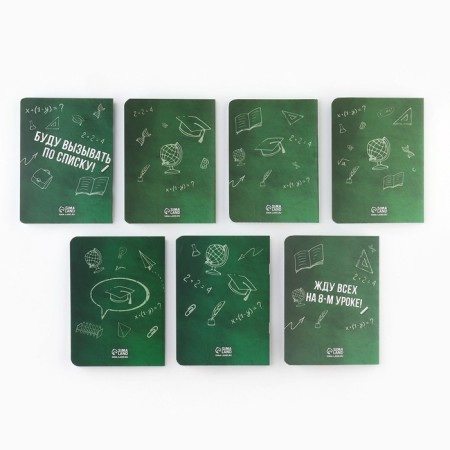 Set of notebooks to the teacher "jokes", A6, 32 l, software, 7pcs-3