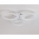 LED ceiling LED with Ambrella Light, Original, FA4052, 3XLED, 51 W, 4335LUM, 3000-6400K, white color, white