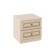 Bedside table No. 12 Beatrice oak mlicky
