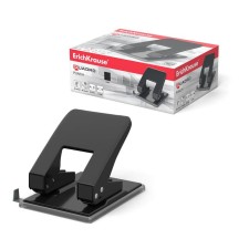 Punch to 40 sheets Erichkrause Quadro, black