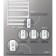 Electric towel Indigo Oktava Slim 5, 600x500 mm, hidden installation, white