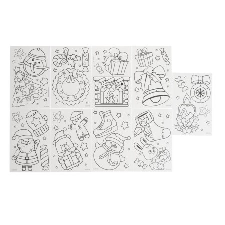 Set for creativity "Color stained -glass - New Year", 20 pcs in a set-6