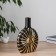 VAZ Coramics Table "Caydn" stripes, 24.5 cm, black