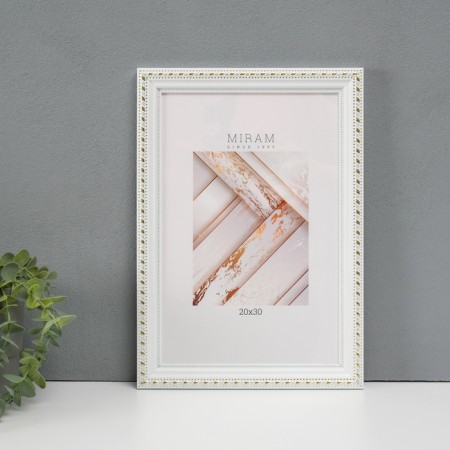 Photo frame Gallery 20x30 cm, 642968-8, white (plastic screen)