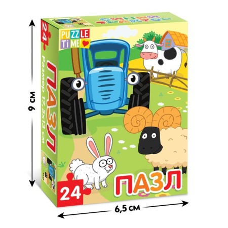 Puzzle "Blue Tractor: on the farm", 24 elements