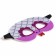 Carnival mask "Funny snake" color silver color