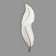 Bra "feather" LED 22W 4000K white 17x4x64cm