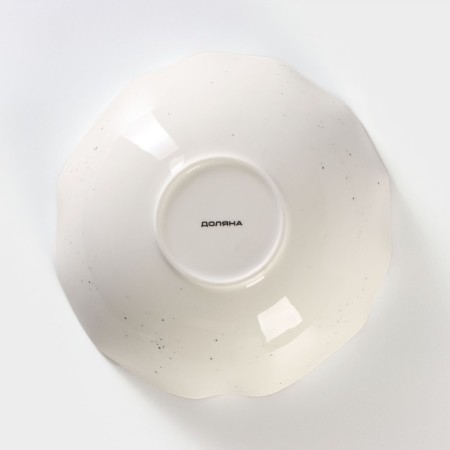 Porcelain shade “Milky Way”, 1.4 l, d = 22 cm, white color in specking-3