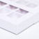 Box with a shell with a window under 12 sweets and chocolate tiles 23.7x19.9x3.1 cm