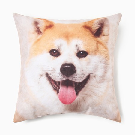 Decorative Ethel Pillow "Akita-Inu" 40x40 cm, Gabardin, 100% p/e-2